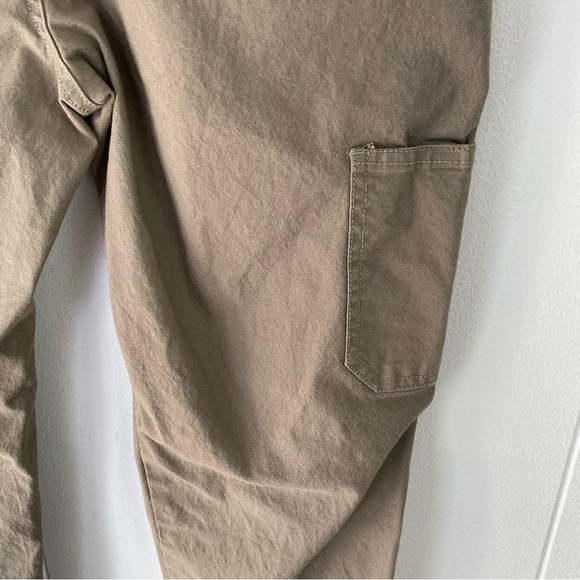 Columbia Pants Mens 34x26* Brown Zip Pocket Canvas Outdoor Cotton Work Carpenter - Picture 11 of 14
